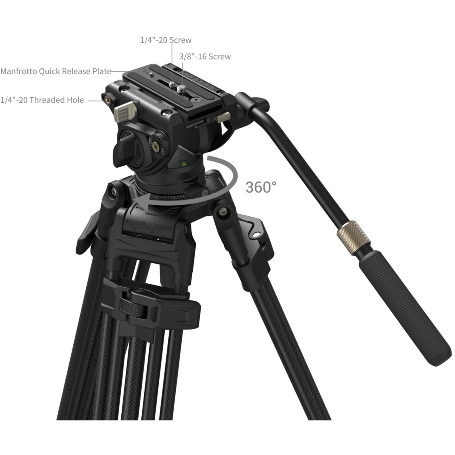 SmallRig Schwerlast Stativ Kit AD-80S 5111