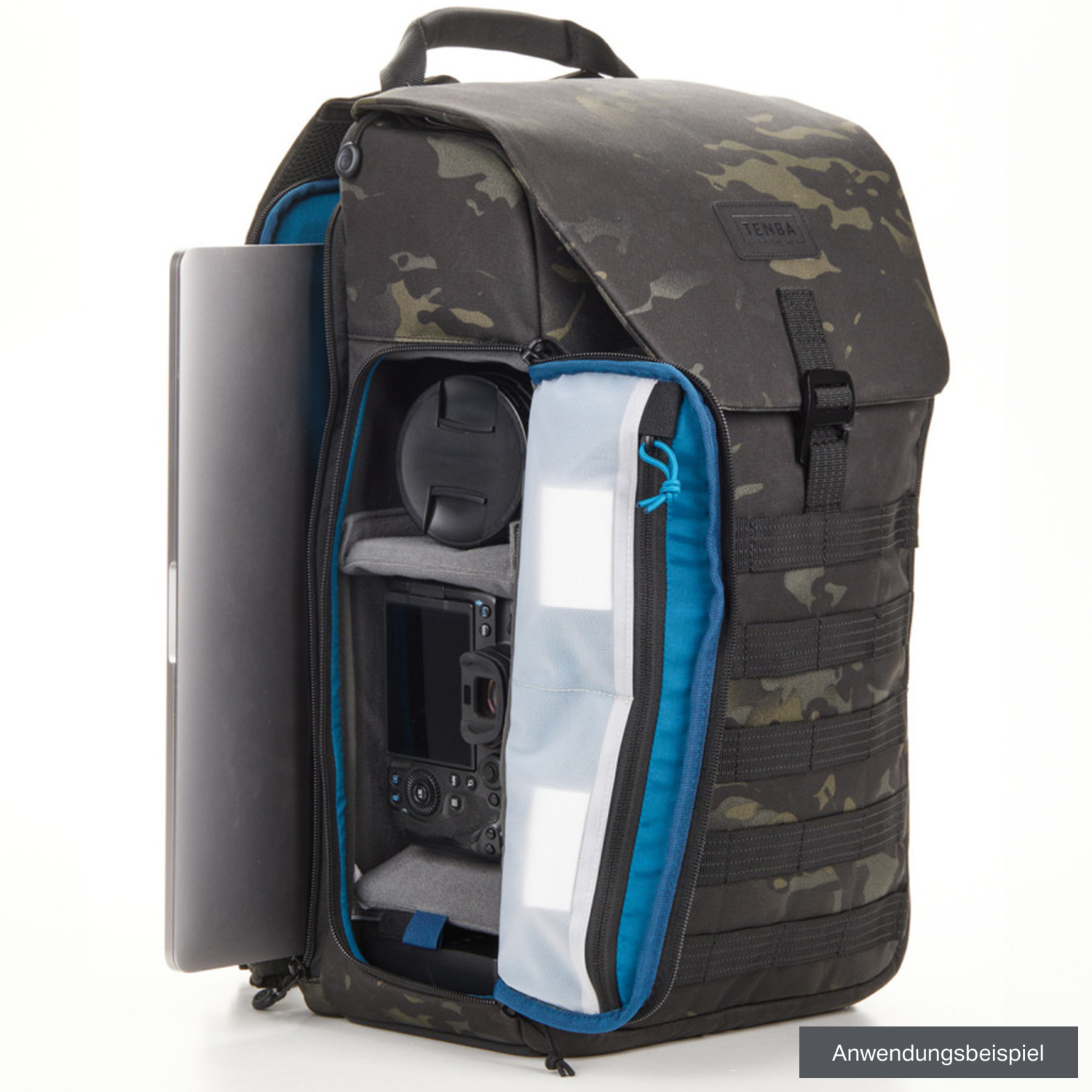 Tenba Axis v2 LT 20L Rucksack MultiCam, Schwarz