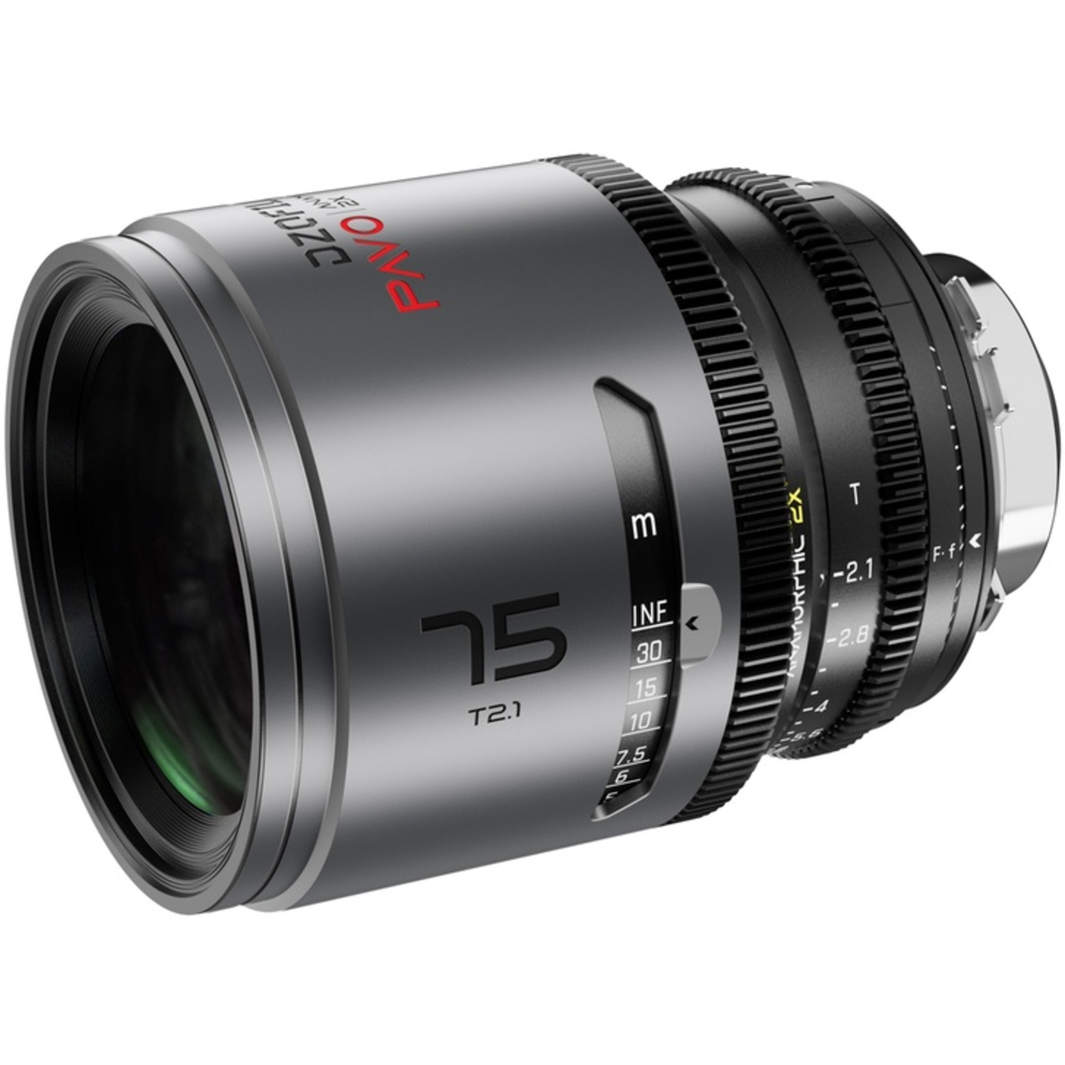 DZOFILM PAVO 2X ANAMORPHIC 75mm T2.1 Gold Neutral Coating Metric für PL/EF-Mount