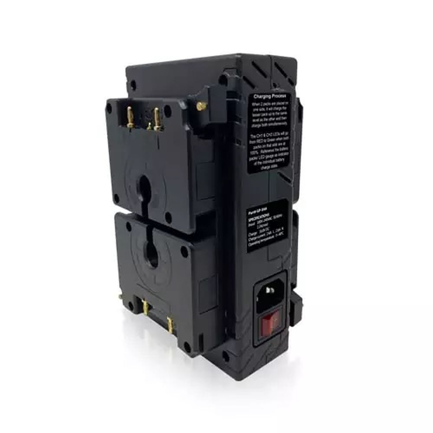 Core SWX GP-X4A 4-fach Ladegerät für Micro-Style Akkupacks Gold Mount