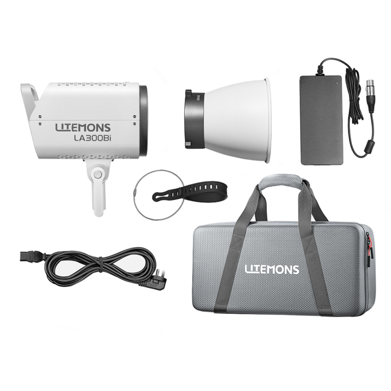 Godox Litemons LA300Bi Zweifarbige LED-Leuchte mit Zubehör und Tasche