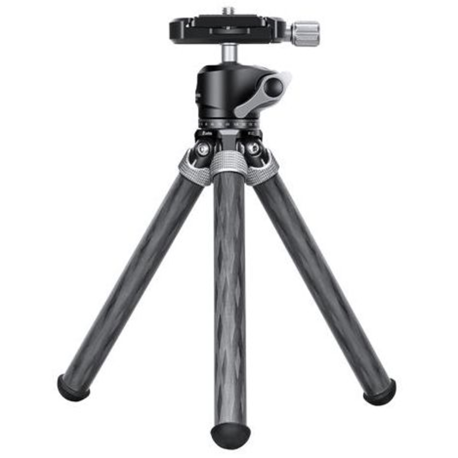 Leofoto Tischstativ MT-02C mit Kopf LH-22 Schwarz