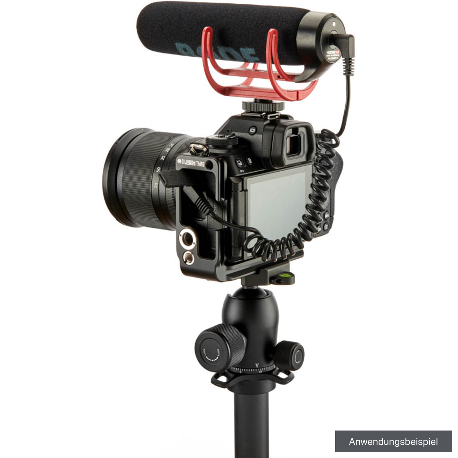 3 Legged Thing ZADIE QD 107mm Arca QD L-Bracket für Nikon Z6 III dark/matt black