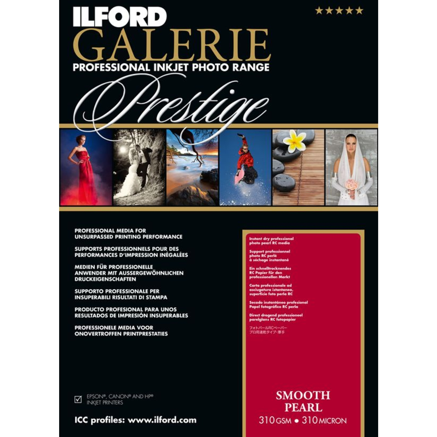 Ilford GALERIE Smooth Pearl 310 gm² 10x15cm 100 Blatt