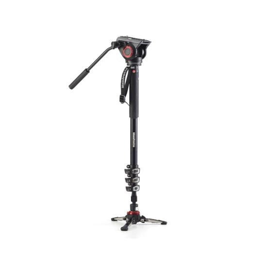 Manfrotto XPRO Videoeinbeinstativ mit MVH500AH und Fluid Base