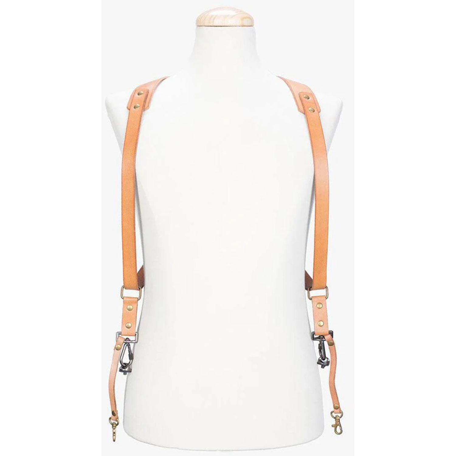 Bronkey Doppel-Kameragurt Berlin #703 Leder Small Tanned