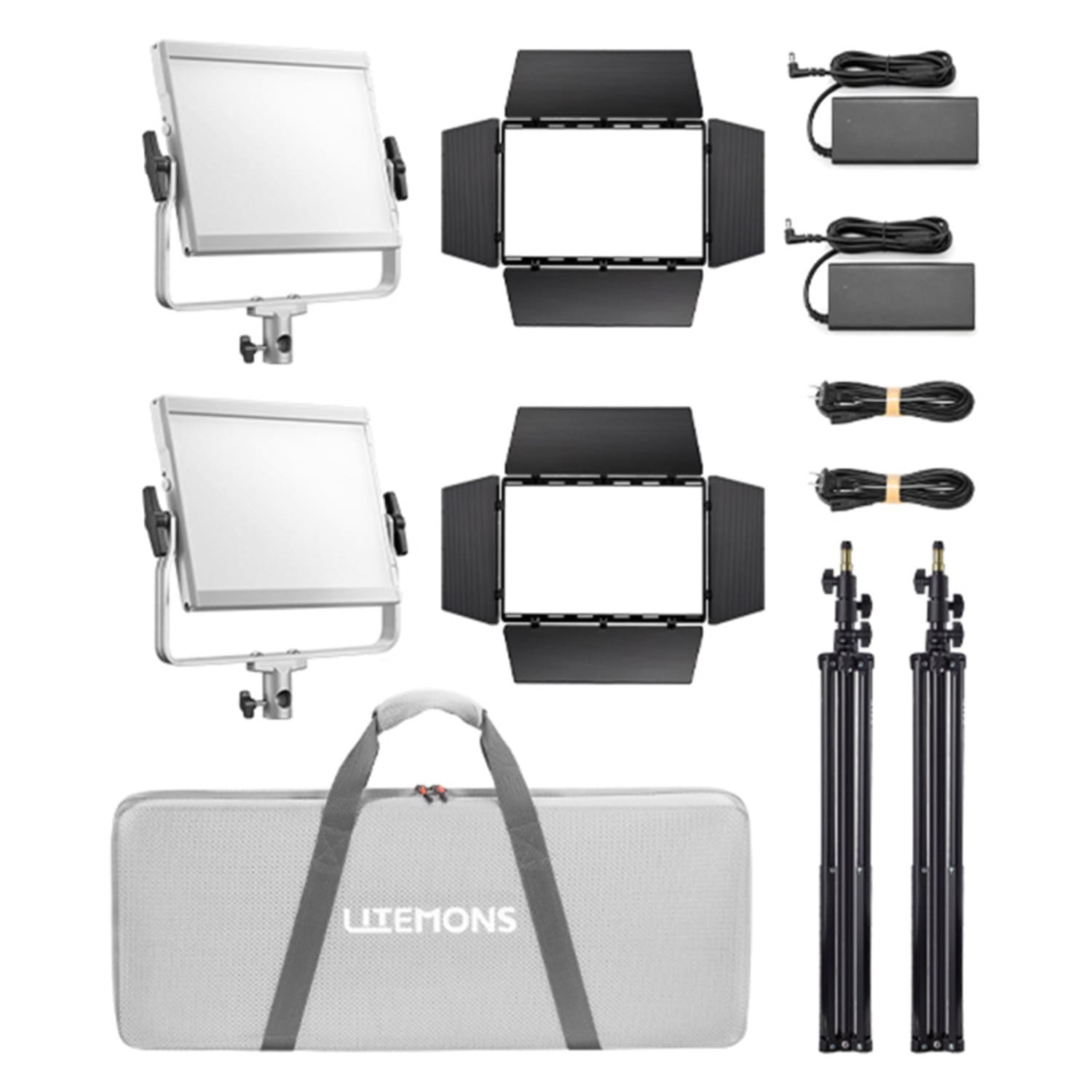 Godox Litemons LP400Bi Zweifarbiges LED-Lichtpanel 2er Kit weiß