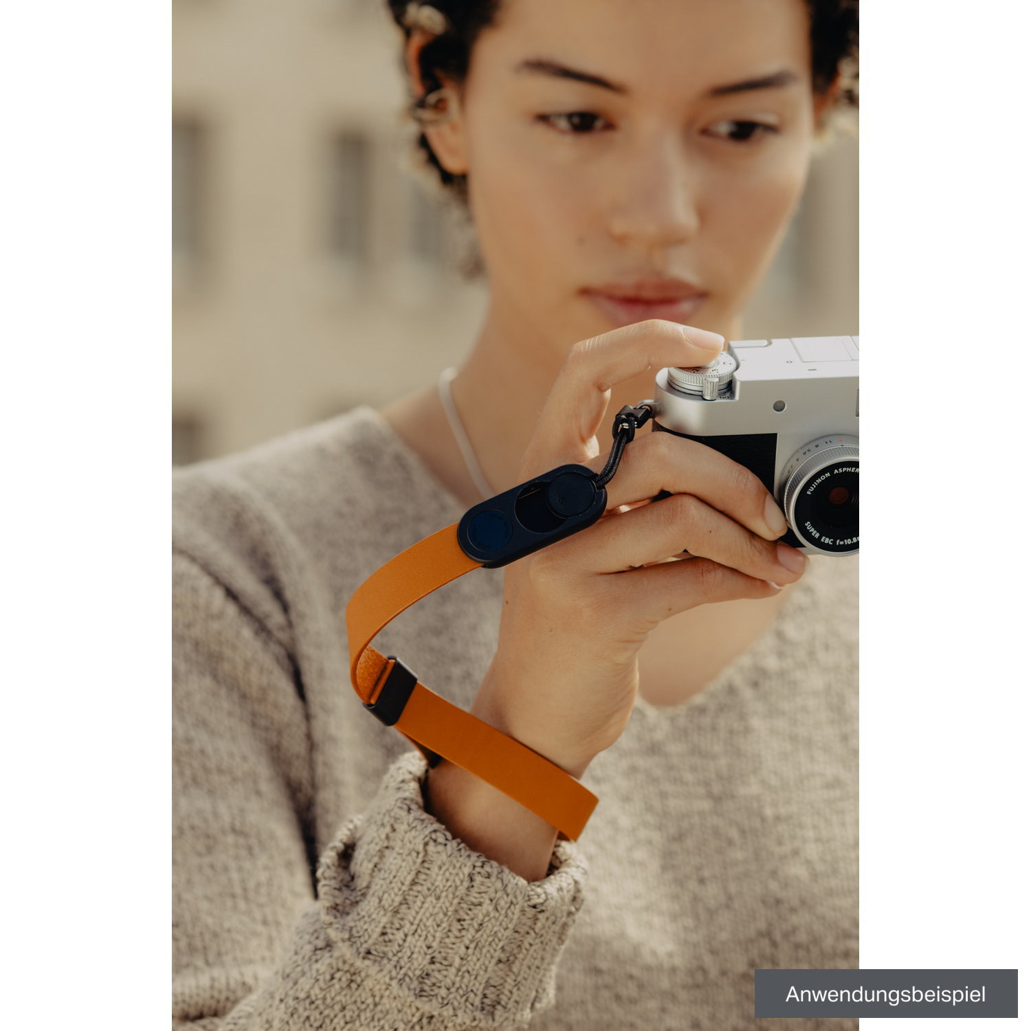 Peak Design Handschlaufe Cuff Leather Amber