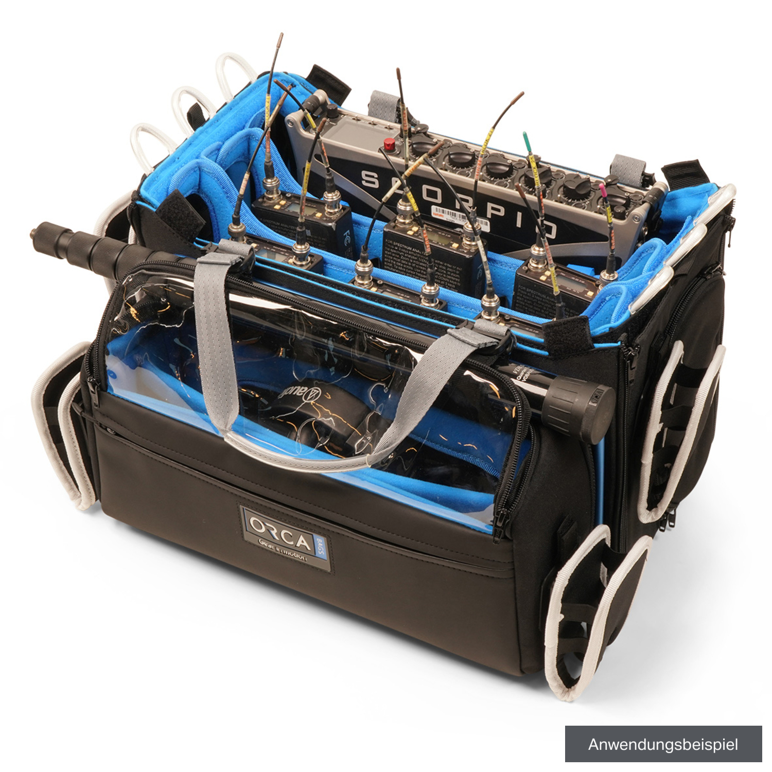 Orca OR-334 Premium Audiomischertasche für SOUND DEVICES SCORPIO und ZAXCOM DEVA 24 