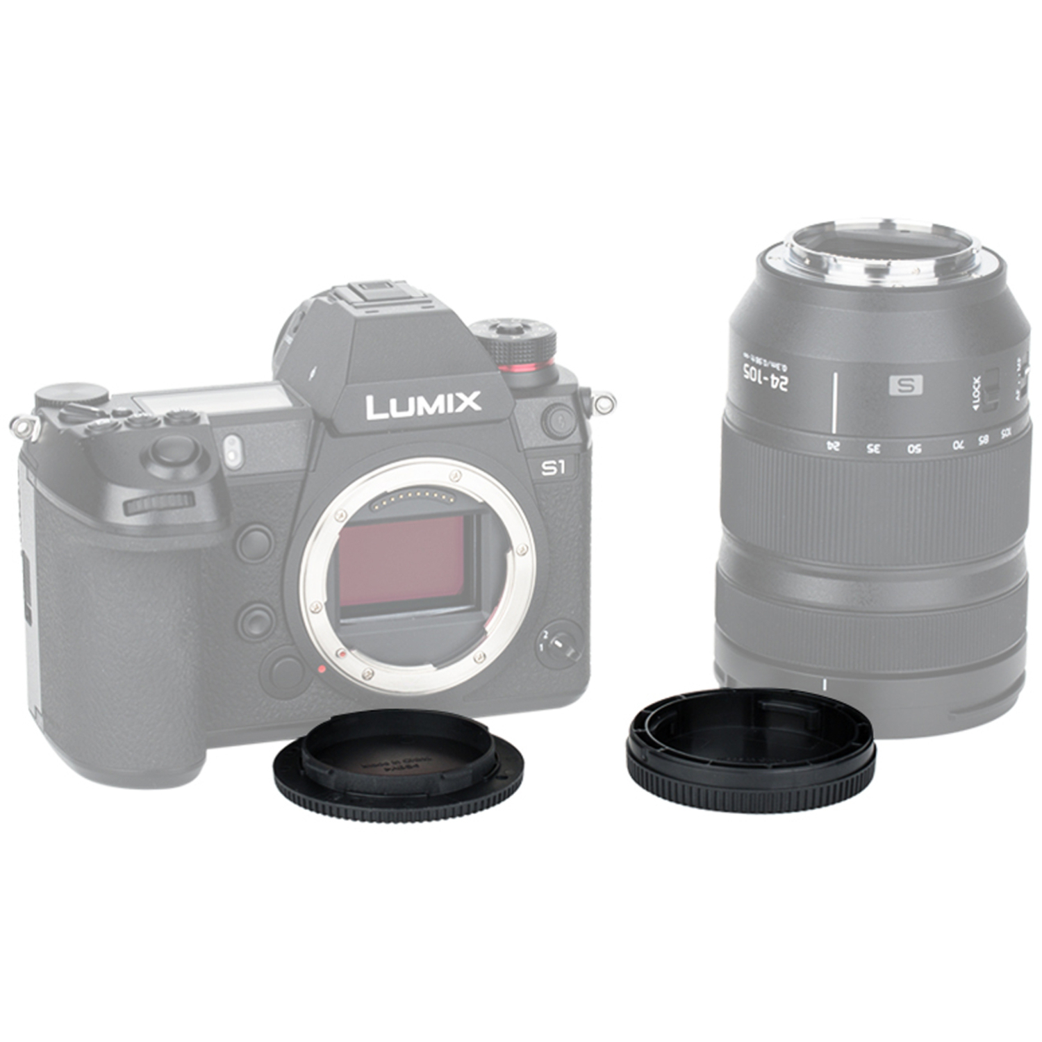 B.I.G. Gehäuse-/Objektivrückdeckel Set L-Mount