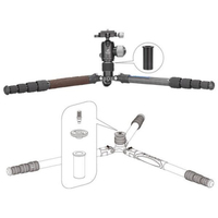 Leofoto LX-224CT Carbon-Dreibeinstativ + XB-32Q Kugelkopf
