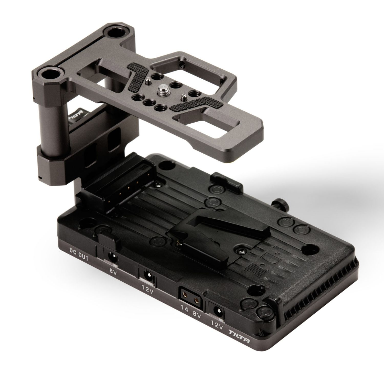 Tilta TA-BSP2-V-G Drehbare V-Mount Batterie Grundplatte V2 Tilta Grau