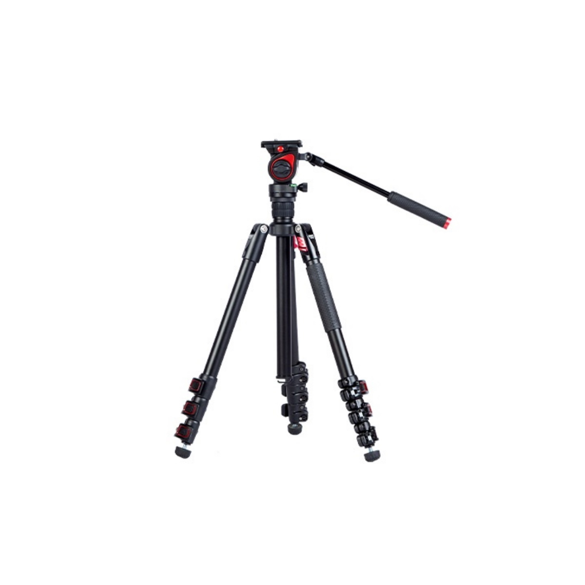 Swit Tragbares Aluminium Reisestativ MUF50 mit Fluidkopf