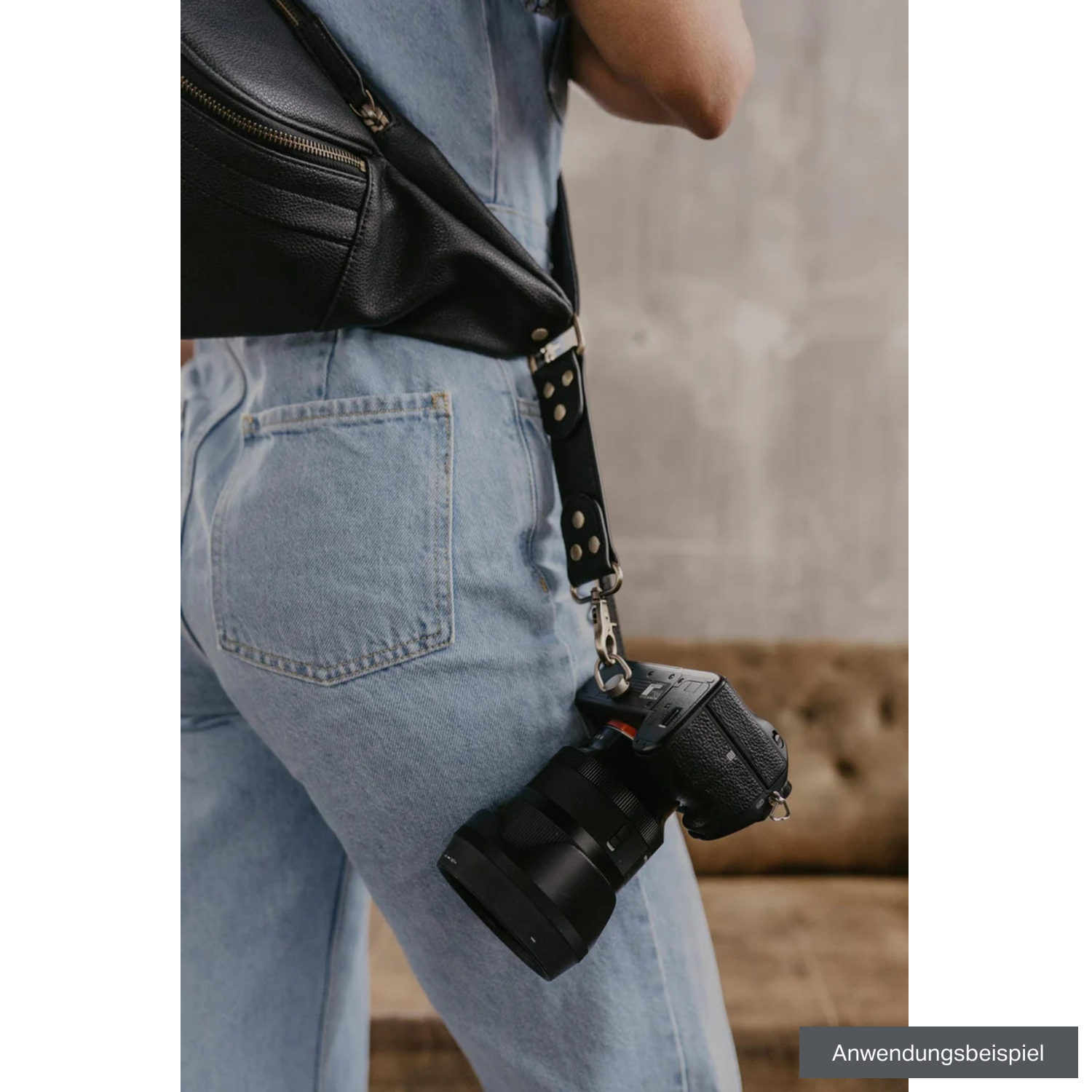 LOULEX Hüfttasche Fanny Pack schwarz