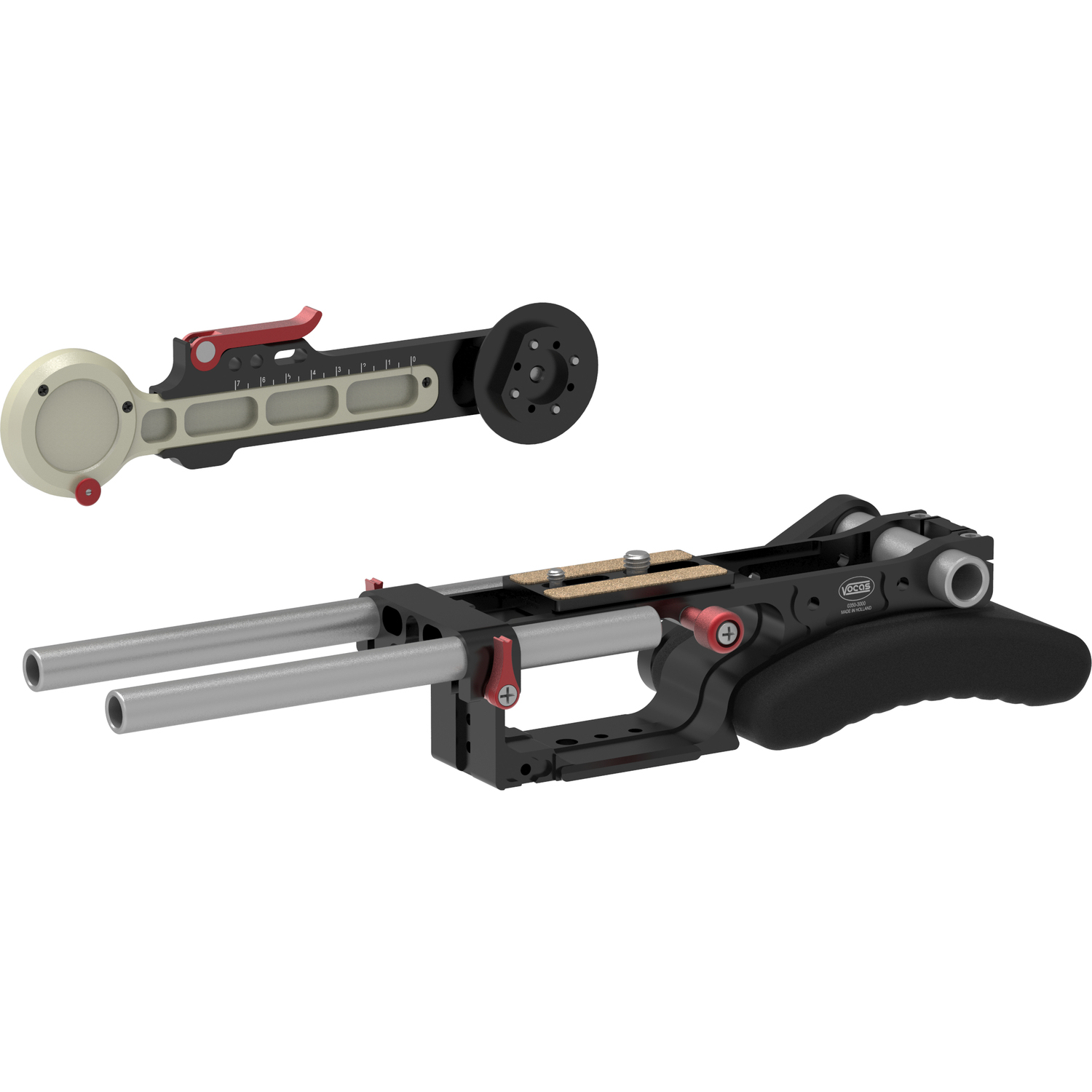 Vocas FX6 flexibles Rig mit verstellbarem Griffsatz