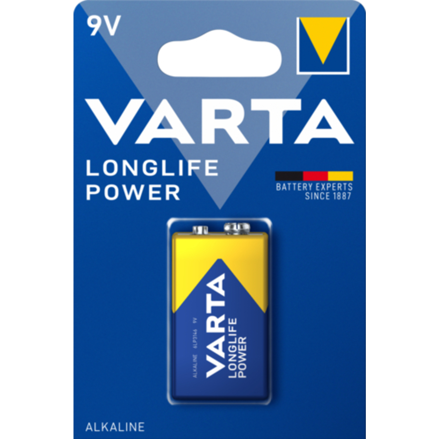 Varta Batterie Longlife Power Block Alkaline 9V