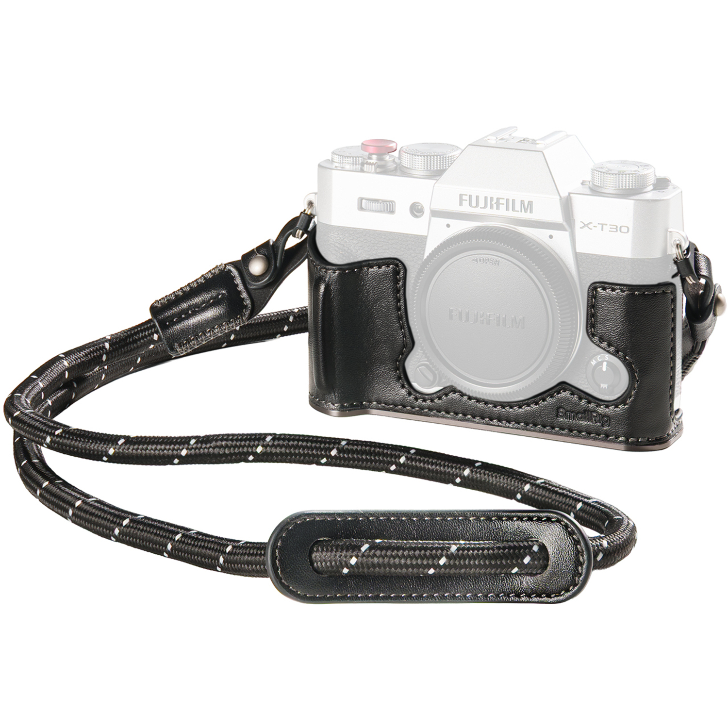 SmallRig Leder Halbgehäuse Kit 5669 schwarz für Fujifilm X-T30, X-T30 II und X-T30 III