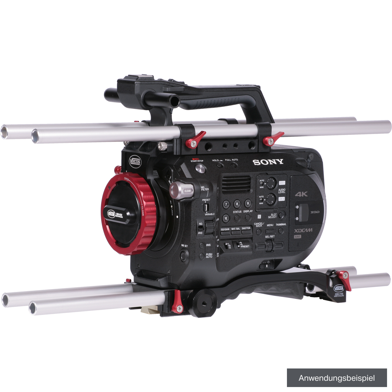 Vocas Grundplatte MKII für Sony PXW-FS7/FS7 II/FX9