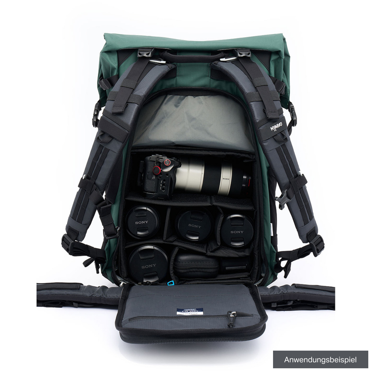 NYA-EVO Fjord 50-C Abenteuer Kamerarucksack pine green