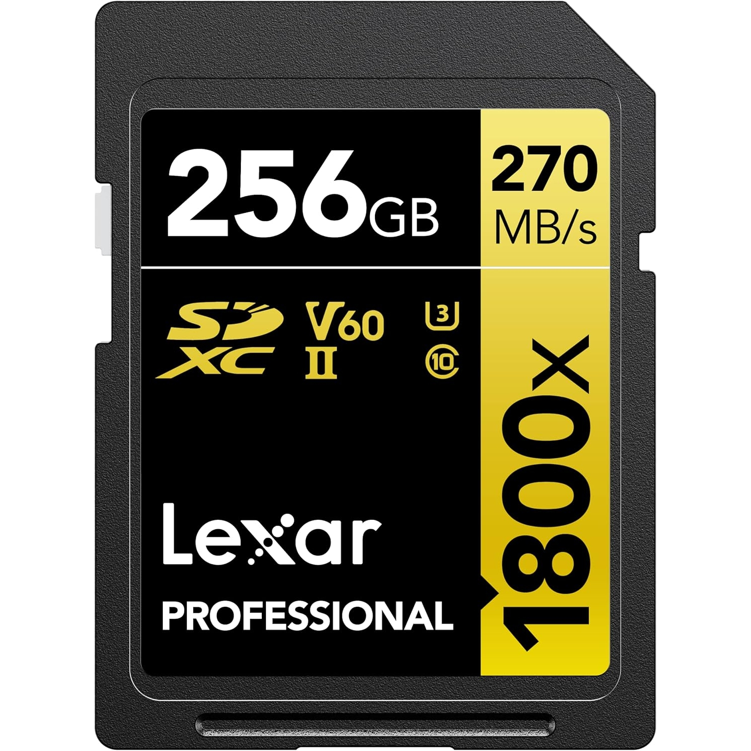 Lexar GOLD Serie 256GB Professional 1800x SDXC UHS-II