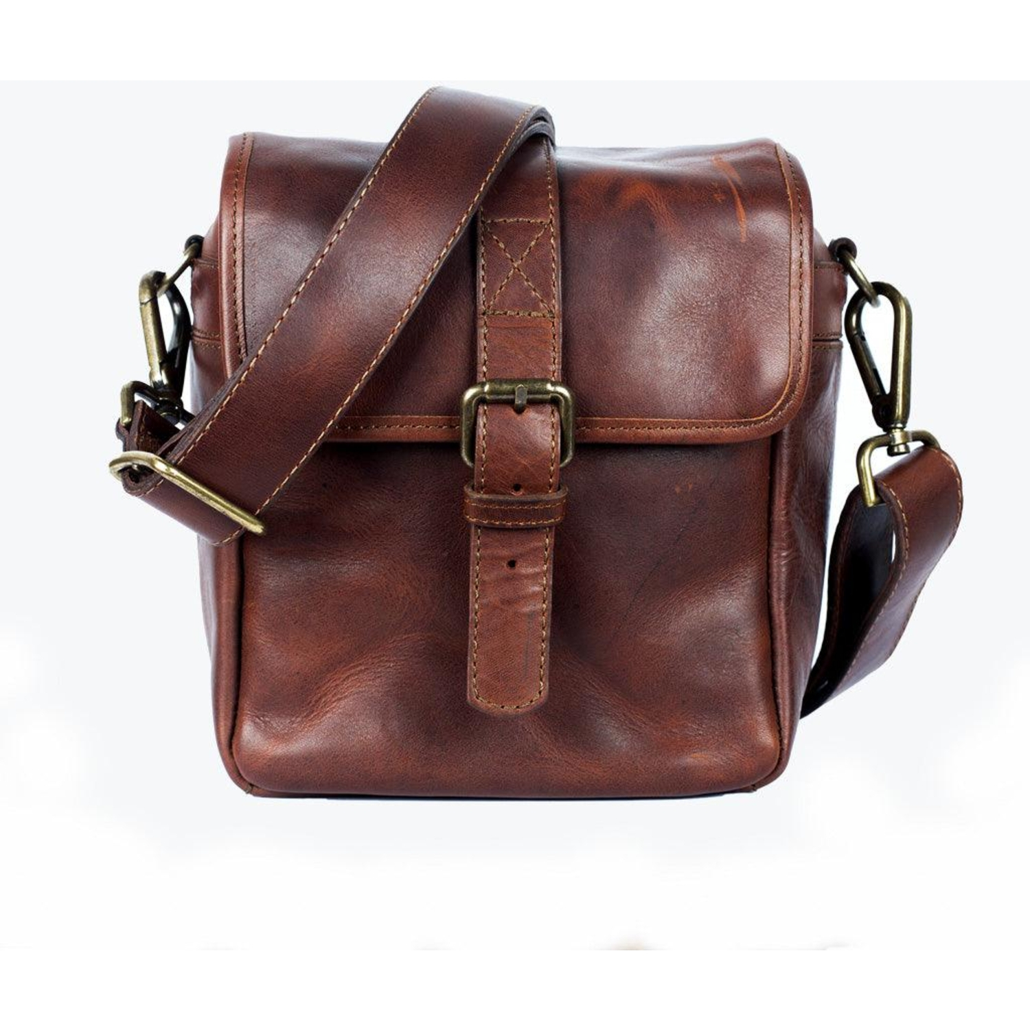 Bronkey Berlin Camera Bag Full Leder Cognac