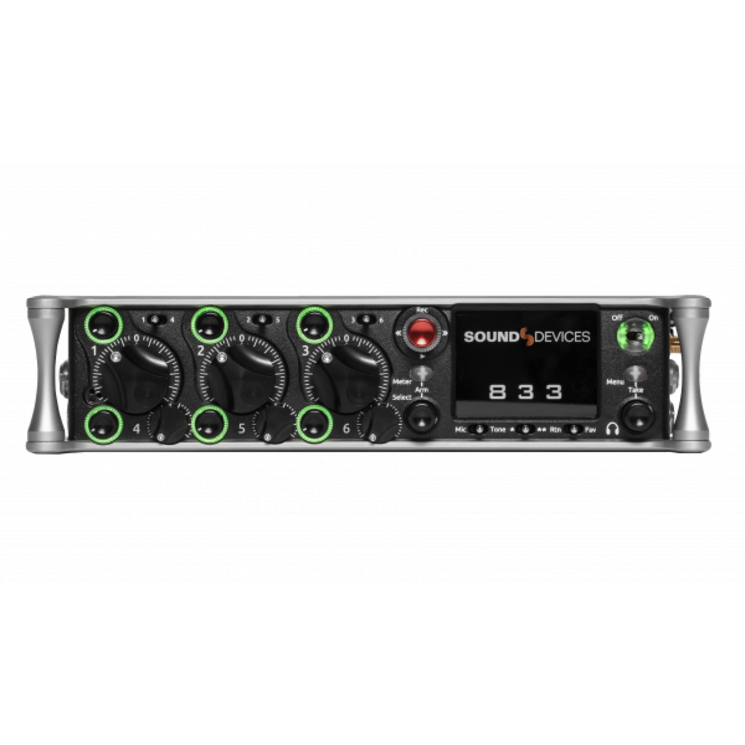 Sound Devices 833 Tragbarer Mixer-Recorder