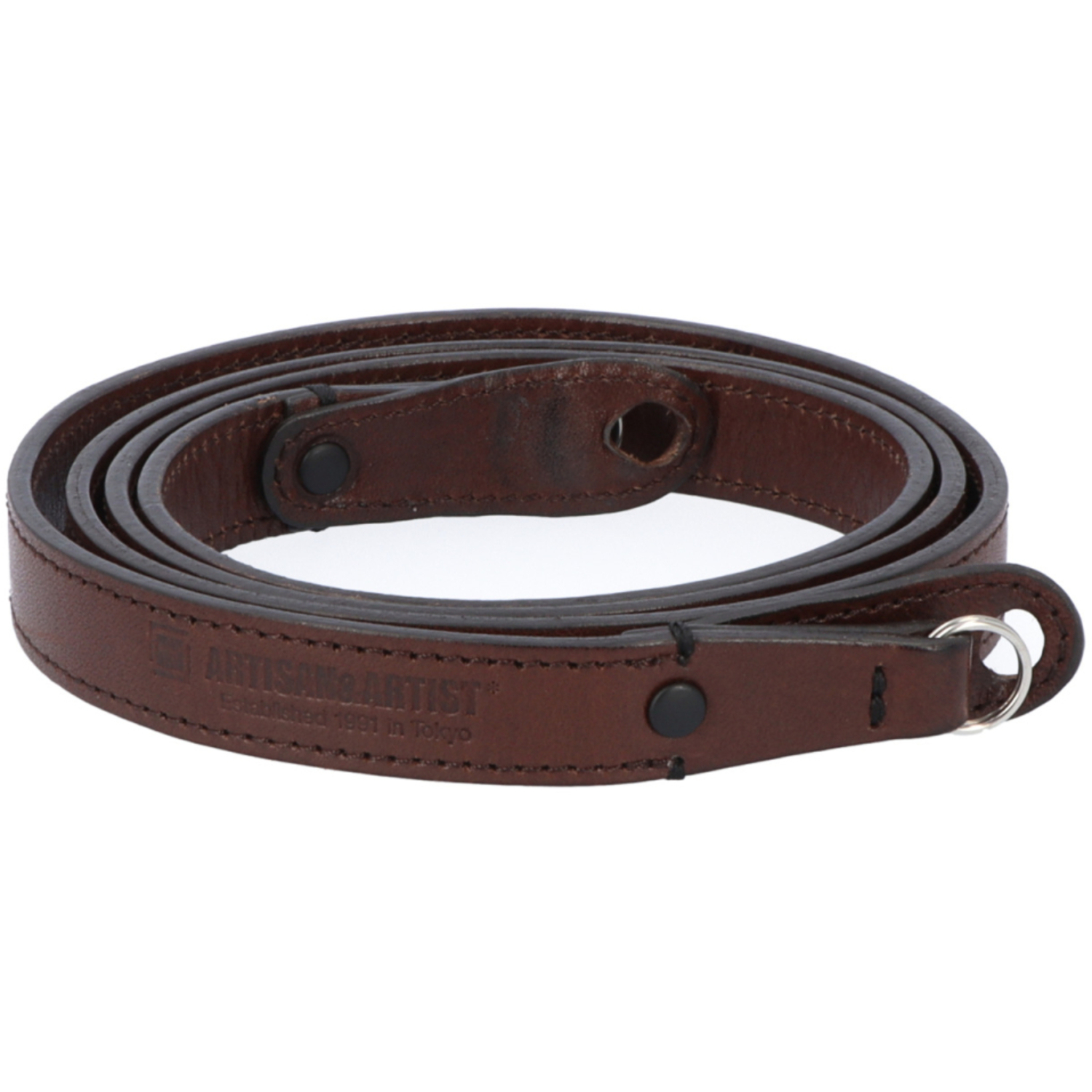 Artisan&Artist Kameragurt ACAM-288 DBR Tochigi-Leder Langversion braun