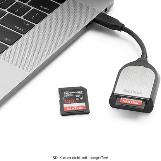 SanDisk Extreme Pro SD UHS-II Kartenleser USB-C