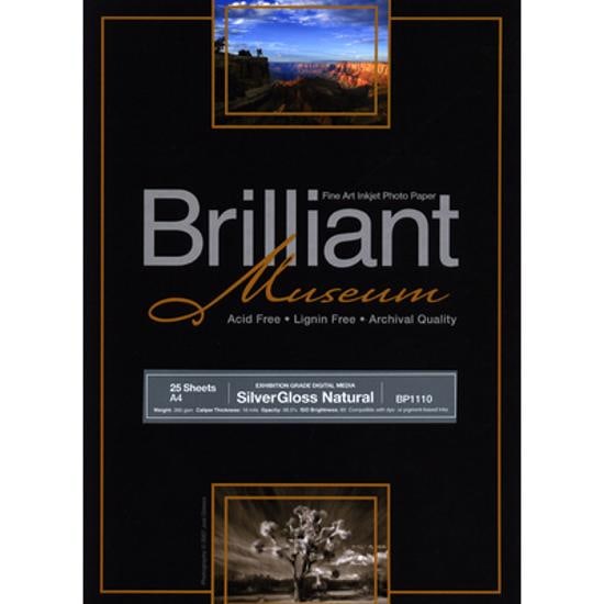 Brilliant Museum SilverGloss Natural A4 x 25 Blatt 300g/m²