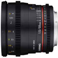 Samyang 50mm T1.5 VDSLR AS UMC Canon EF-M-Mount