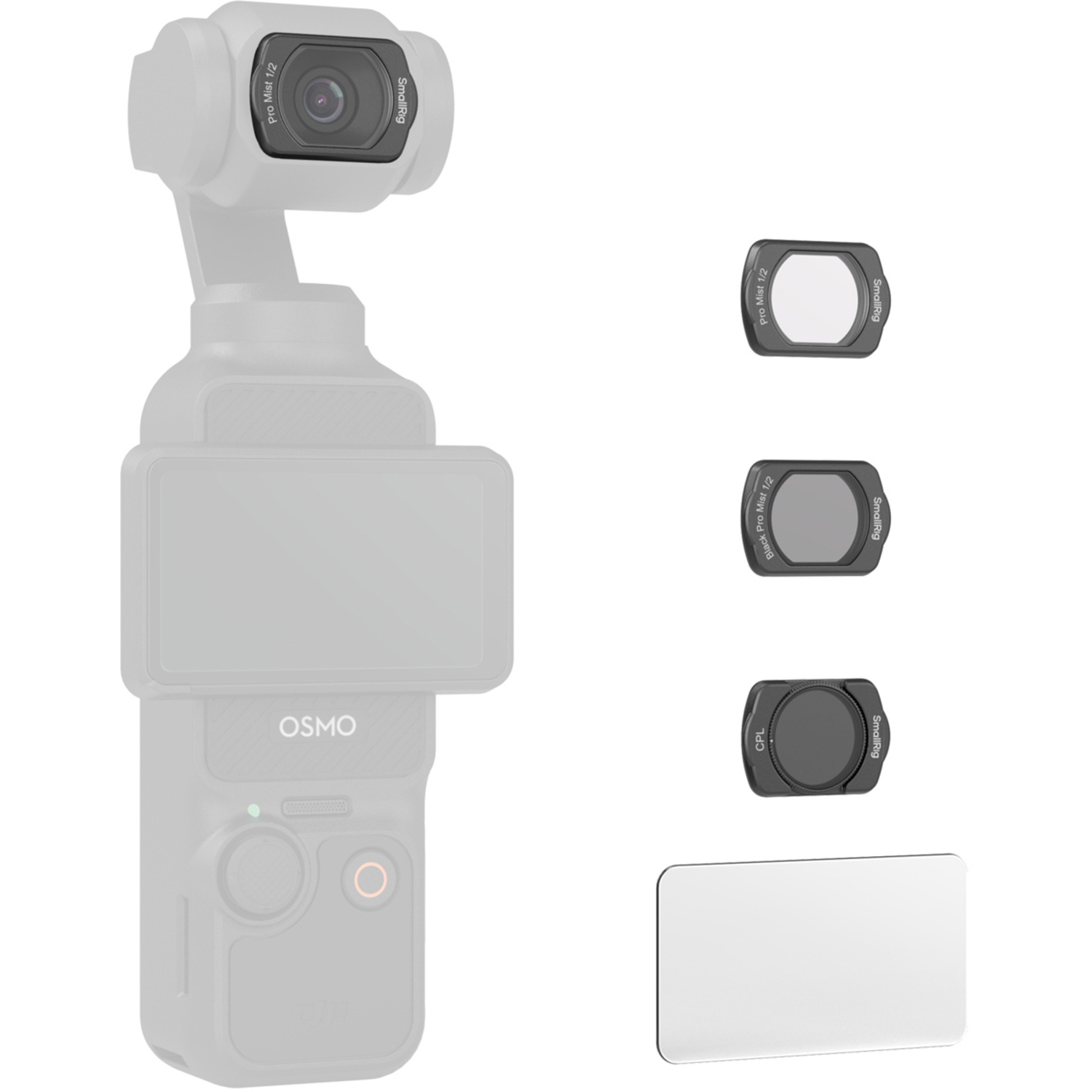 SmallRig Black Mist Filter, White Mist Filter und Polfilter 4775 für DJI Osmo Pocket 3