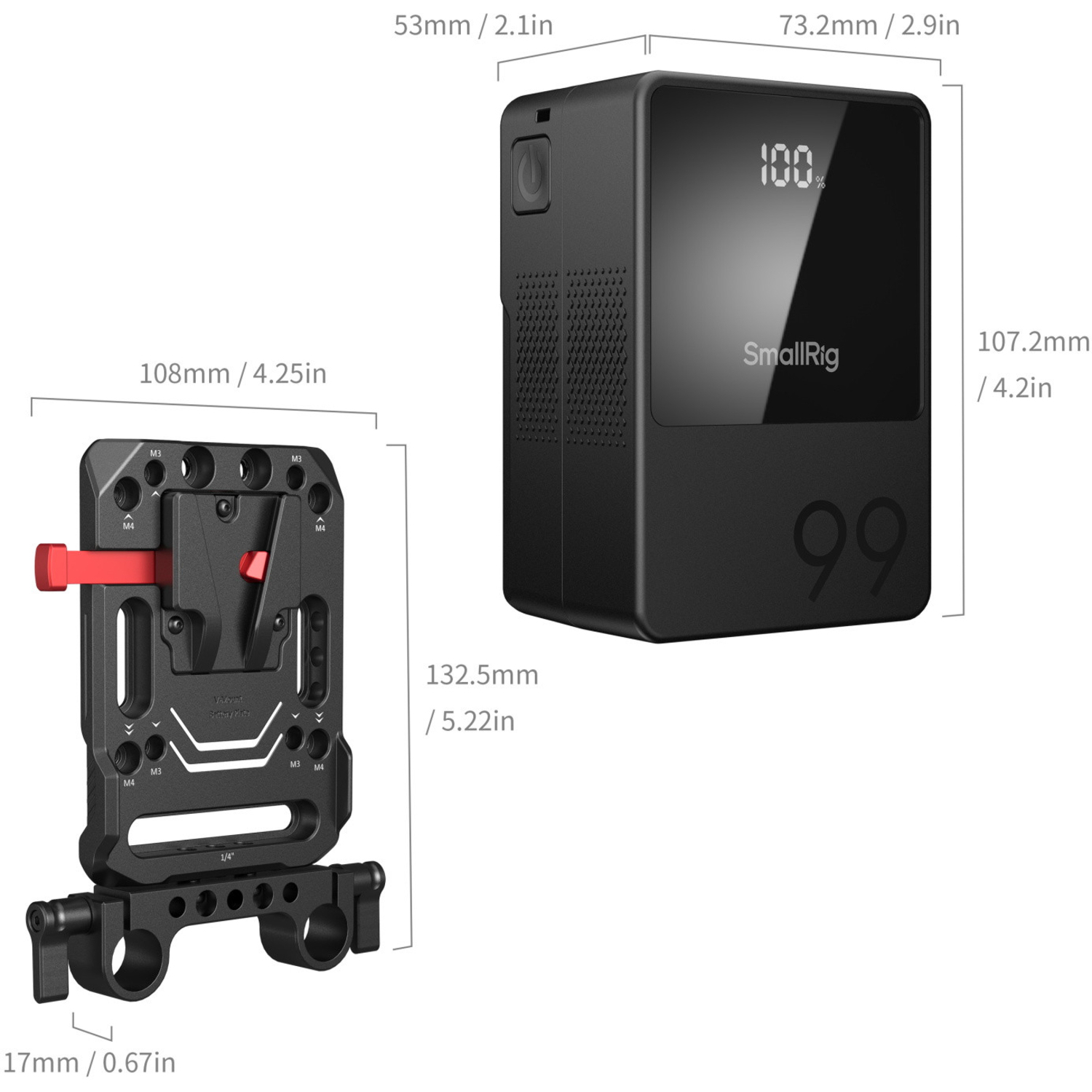 SmallRig Mini-V-Mount-Akku-Kit VB99 5049