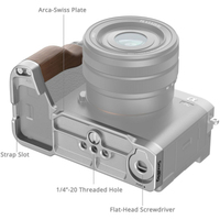 SmallRig L-förmige Mountplatte mit Holzgriff 4796 für Sony Alpha 7C II und Alpha 7C R