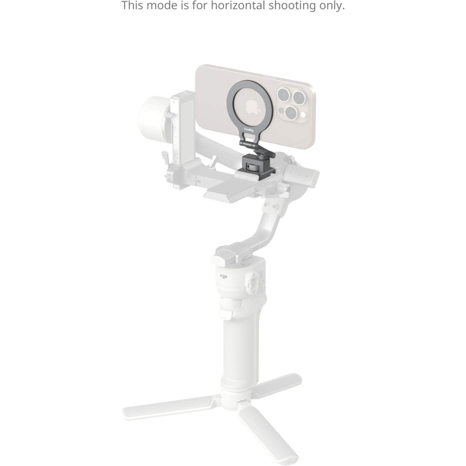 SmallRig Arca-Standard Smartphoneklemme mit Cold Shoe Mount 5339