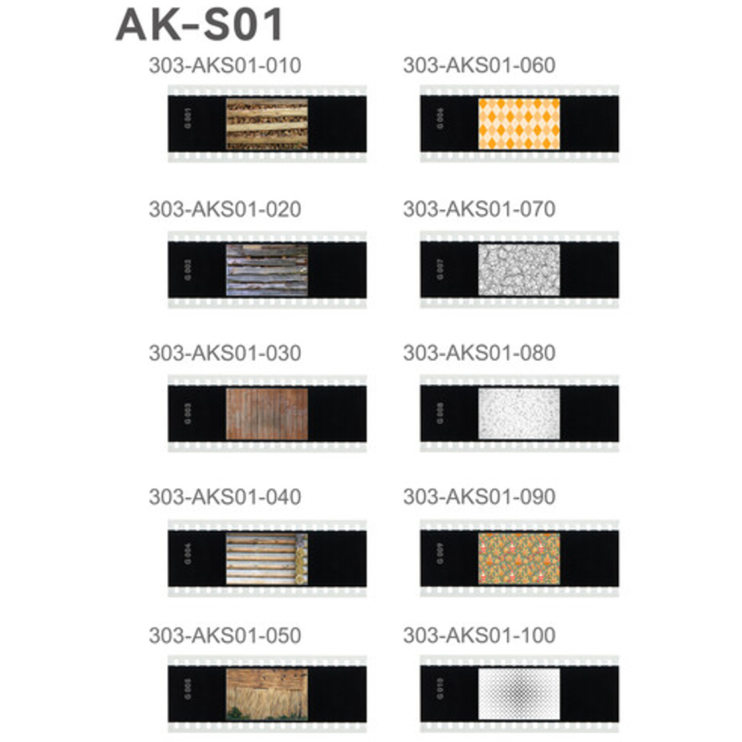 Godox AK-S01 Gobo Foliensatz 10 Stück