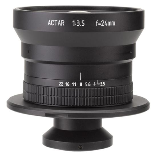 Cambo Lensplate mit Actar 24mm F3.5