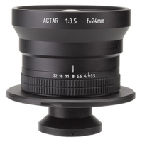 Cambo Lensplate mit Actar 24mm F3.5