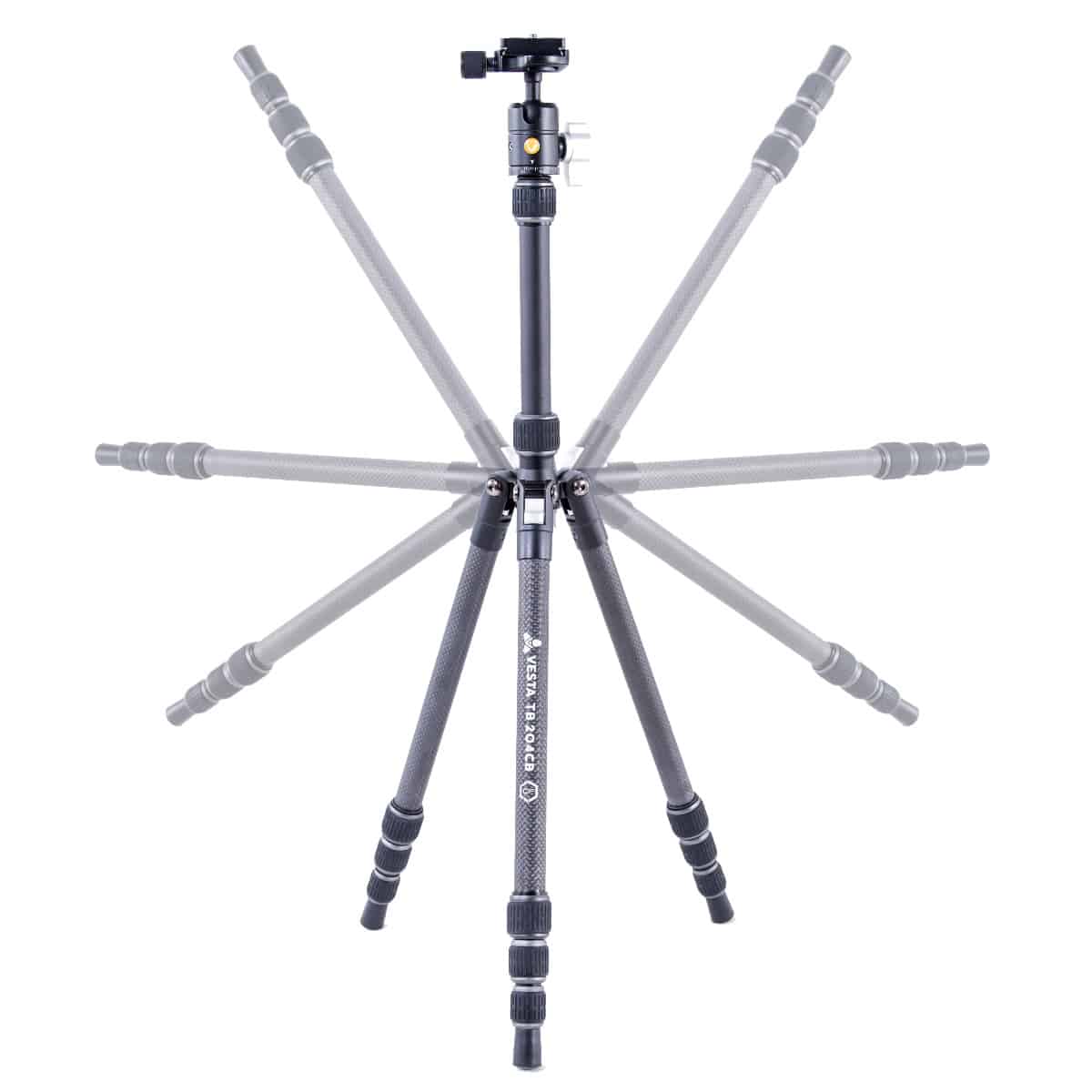 Vanguard Vesta TB 204CB Kompaktes Reisestativ-Kit