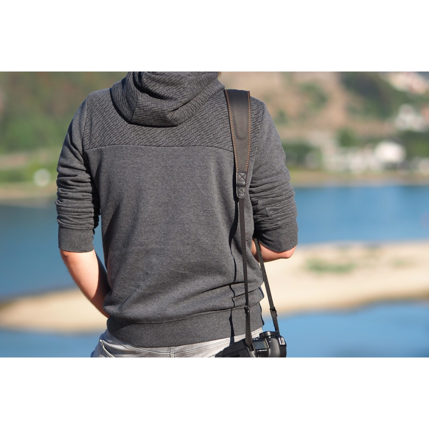 EDDYCAM Kameragurt 60mm schwarz-natur