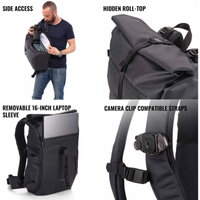 Shimoda Fotorucksack Side Street 22 Starter Kit anthrazit