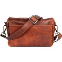 Bronkey Leder-Kameratasche Paris cognac