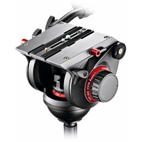 Manfrotto Pro Fluid Video-Neiger mit 100mm Halbkugel und 509PLONG