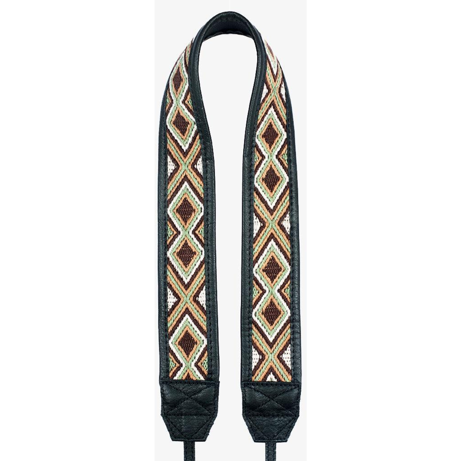 Bronkey Kameragurt Jaipur #110 Textil und Leder