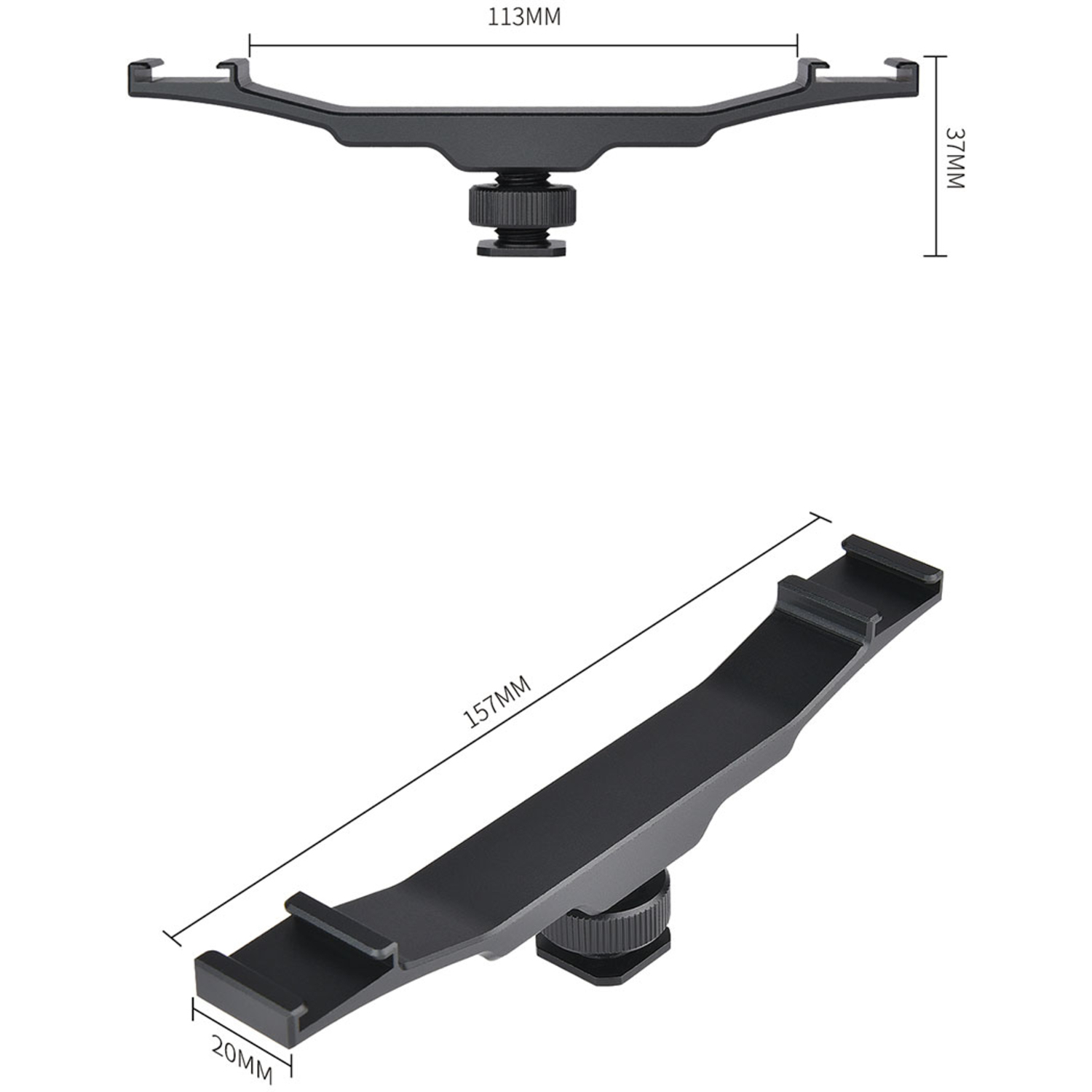 B.I.G. BS-2 Blitz- und Zubehörschiene DUO