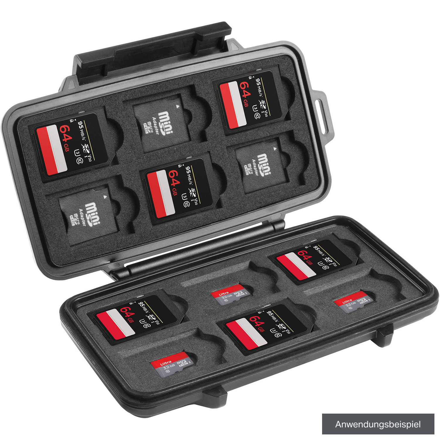 Pelican Speicherkartenetui 0915 für SD-, miniSD- und microSD-Karten