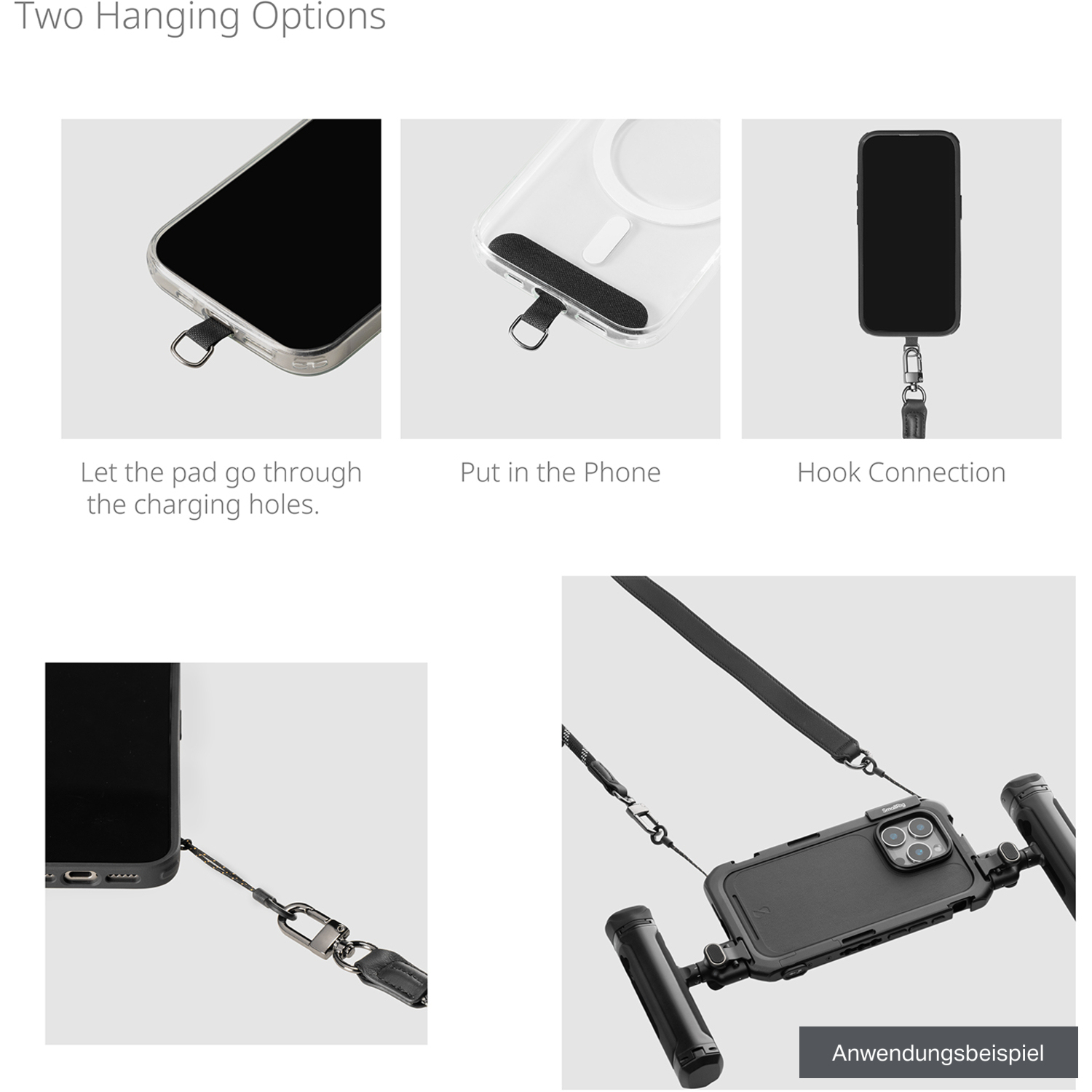 SmallRig Schultergurt FilMov 5300 orange für Smartphones