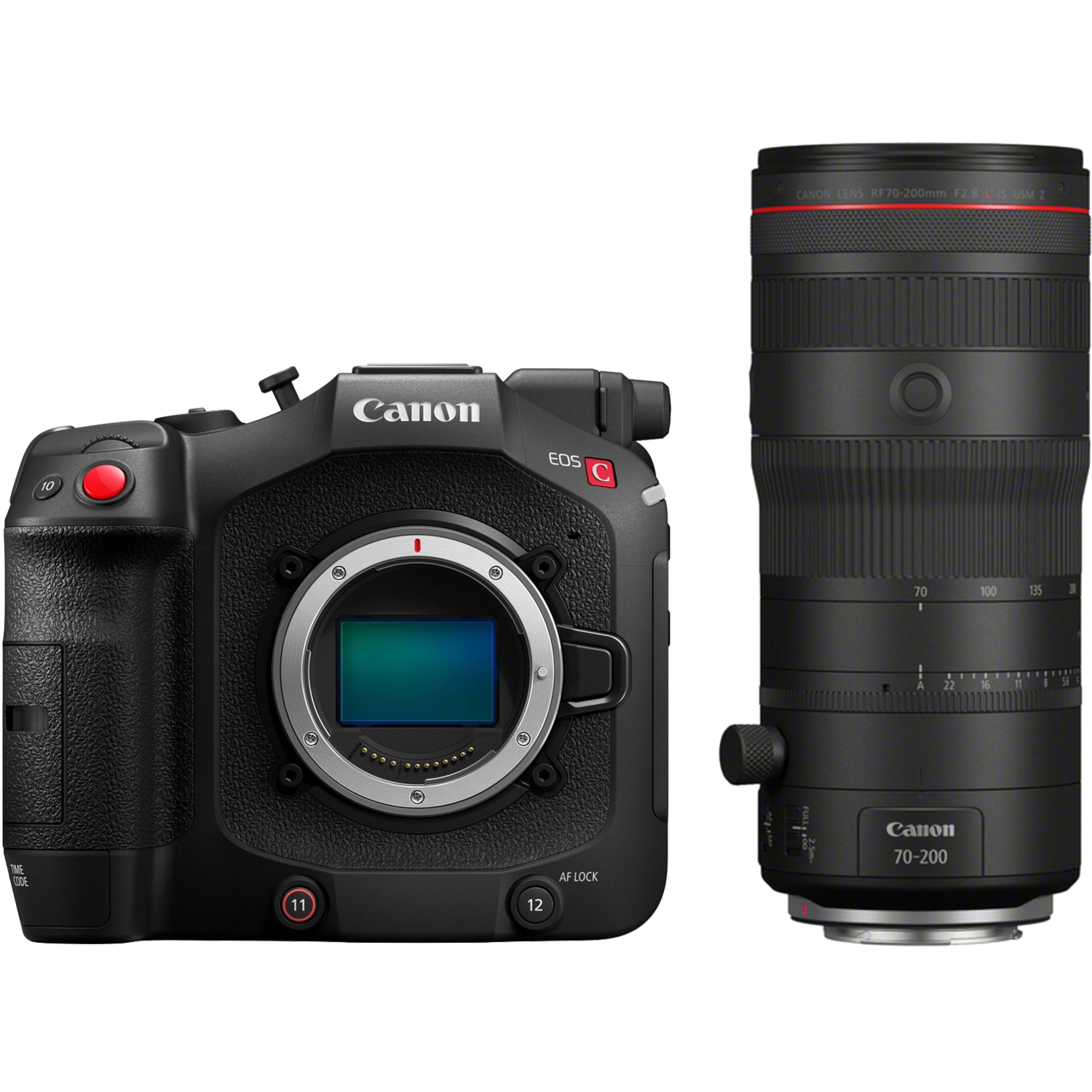 Canon EOS C80 mit RF 70-200mm F2.8L IS USM Z schwarz
