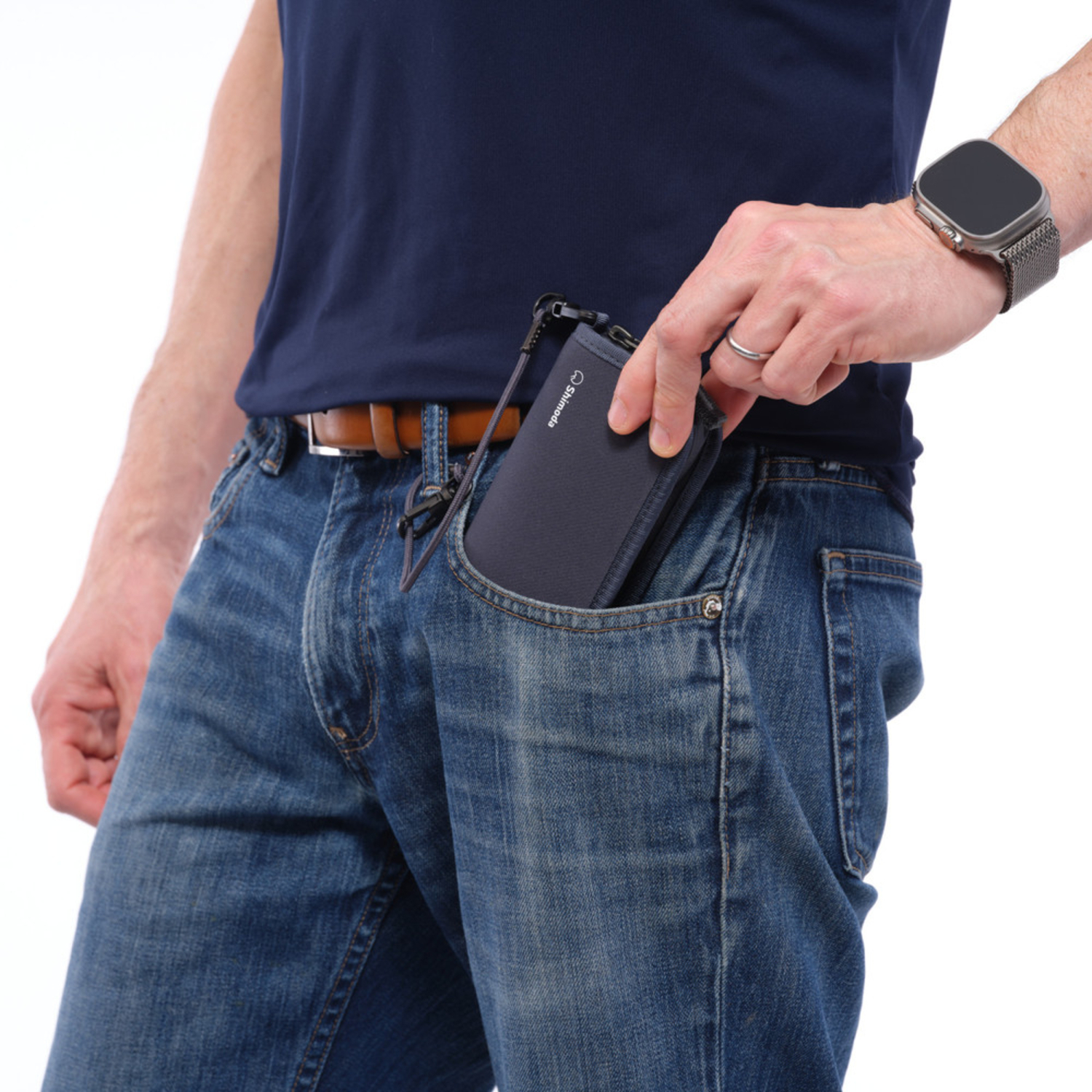 Shimoda Speicherkartenetui Zip blau für alle Kartentypen