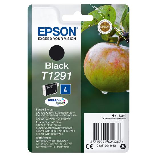 Epson Tinte Schwarz T1291 11ml