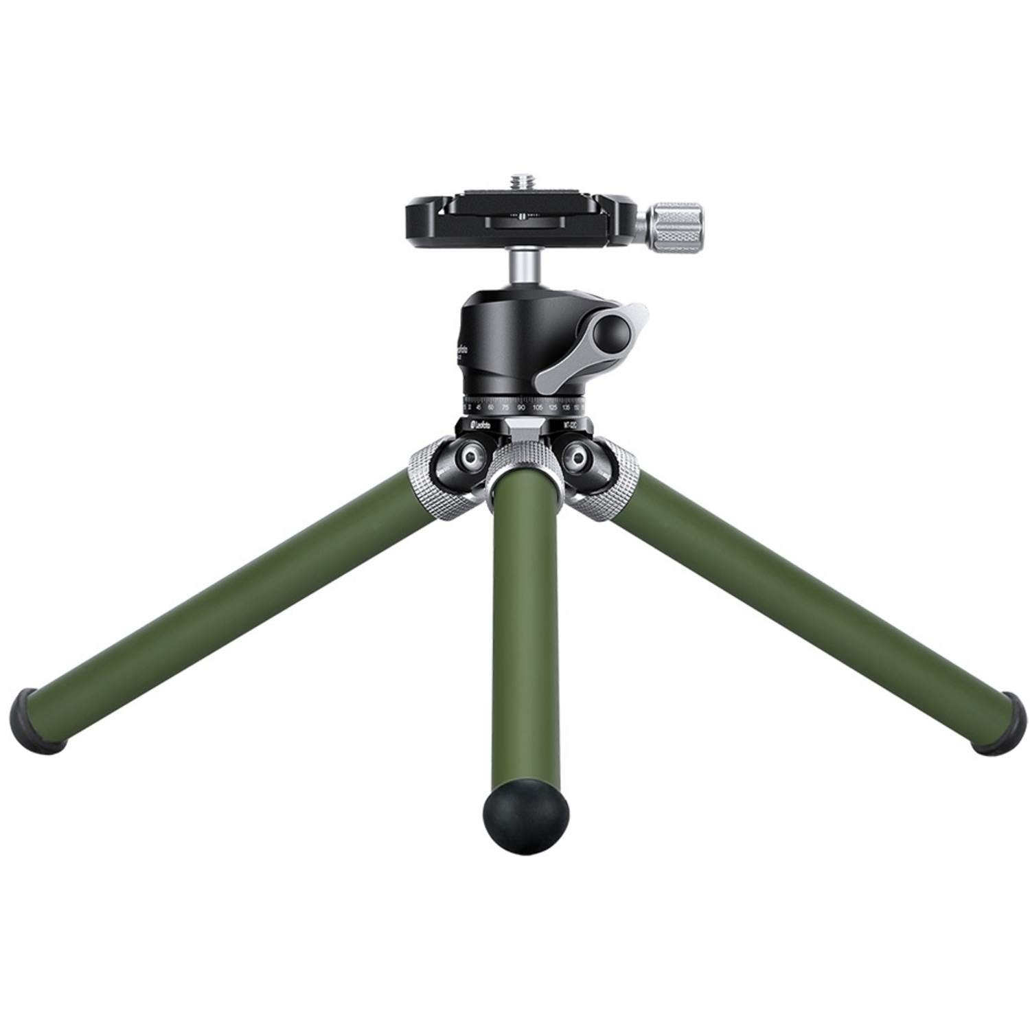 Leofoto Tischstativ MT-02C mit Kopf LH-22 Olivgrün